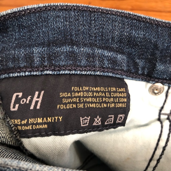 Never worn Citizens of Humanity Carlton ankle straight leg jeans blue size 30 - Picture 15 of 16